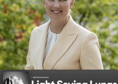 Vd Hanna Sjöström i podcasten A Little Light Listening – Light Saving Lungs