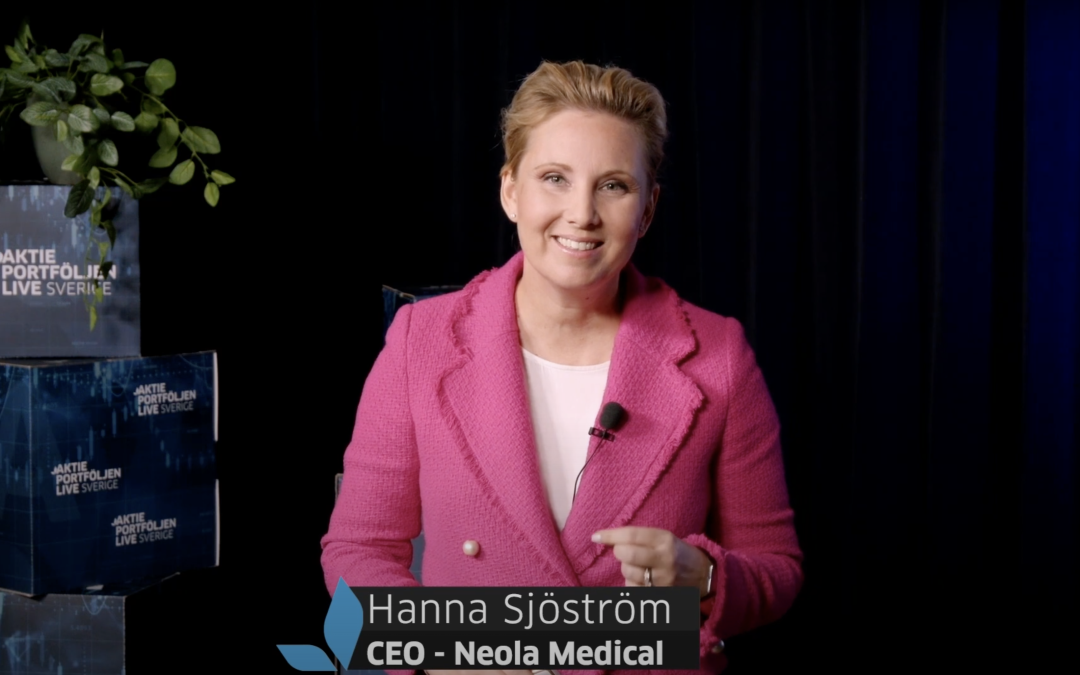 Vd Hanna Sjöströms presentation av bolaget i Aktieportföljen Live